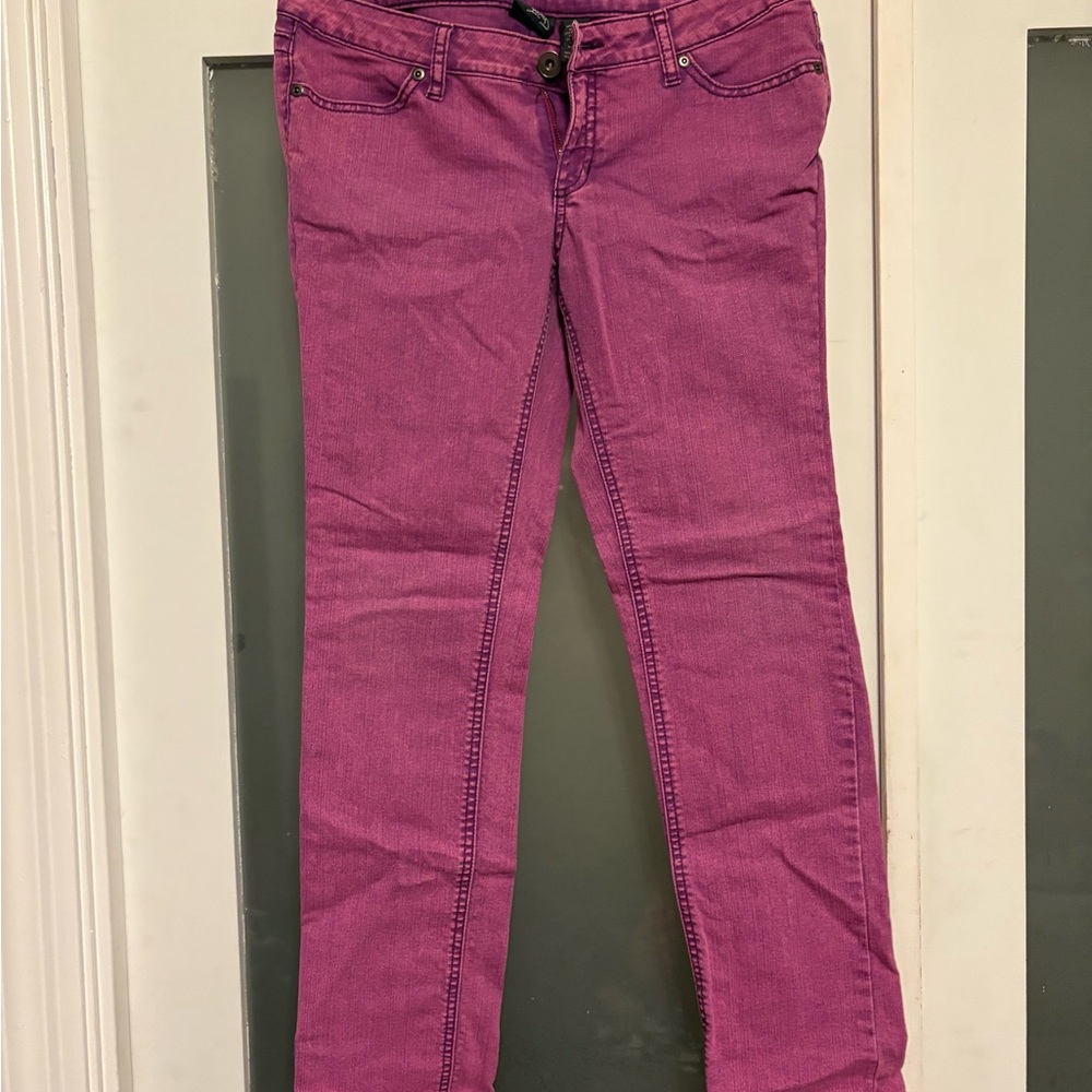 City Streets Pink/Purple Skinny Jeans
